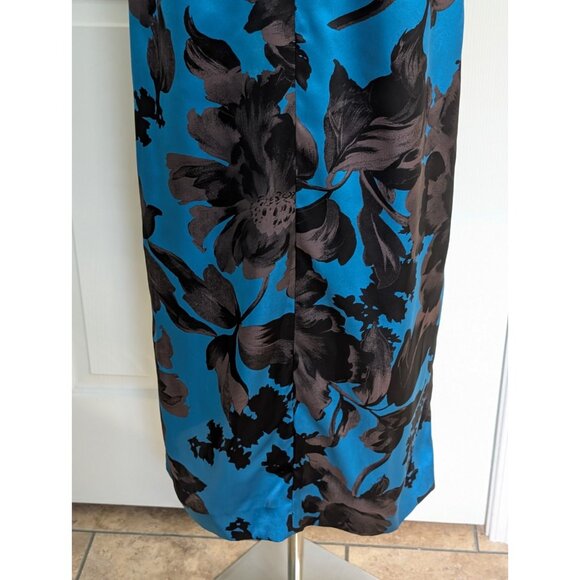 Dries Van Noten Silk Babydoll Slip Dress Sz 36 US 4/6 Blue Black Luxury - Picture 4 of 16